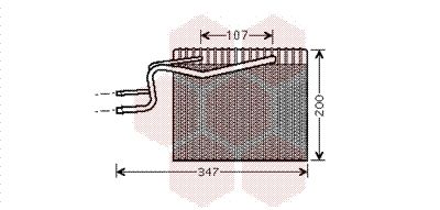 VAN WEZEL Испаритель, кондиционер 4300V365